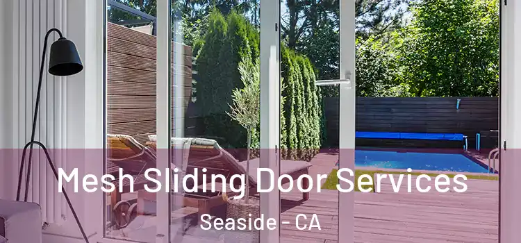 Mesh Sliding Door Services Seaside - CA